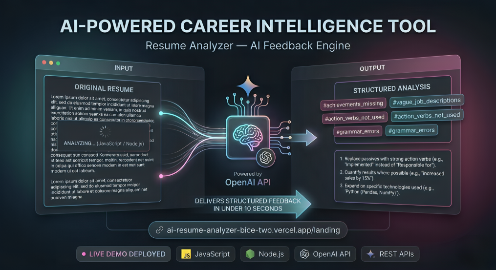 Resume Analyzer — AI Feedback Engine